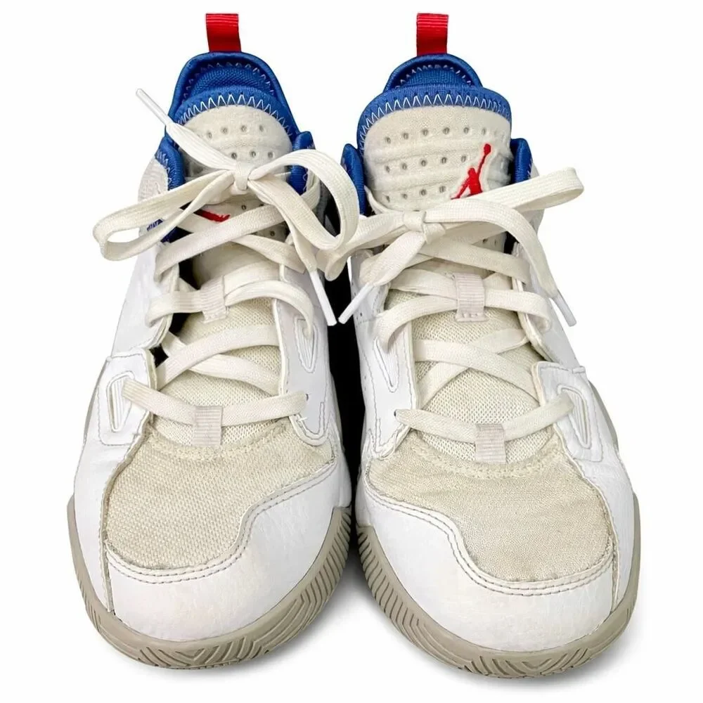 Jordan Why Not Zer0.5 GS White Blue Red Youth 6Y Basketball Shoes DQ8398-101